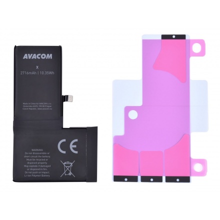 AVACOM baterie pro Apple iPhone X, Li-Ion 3,81V 2716mAh (náhrada 616-00346), GSAP-IPHX-2716