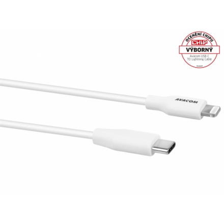 AVACOM MFIC-120W kabel USB-C - Lightning, MFi certifikace, 120cm, bílá, DCUS-MFIC-120W