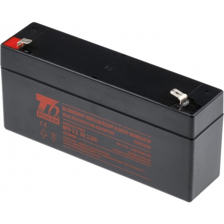 Akumulátor T6 Power NP6-3.3, 6V, 3,3Ah, T6UPS0006