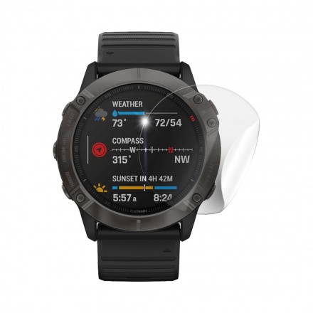 Screenshield GARMIN Fenix 6X folie na displej, GAR-FNX6X-D