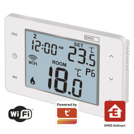 EMOS GoSMART progr.termostat WiFi-drátový P56201, 2101900000