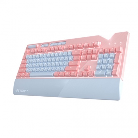 ASUS ROG STRIX FLARE gaming keyboar, US layout - PINK, 90MP00M0-B0UA04