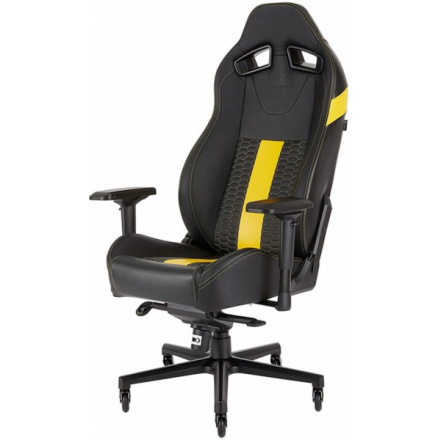 CORSAIR gaming chair T2, černá/žlutá, CF-9010010-WW