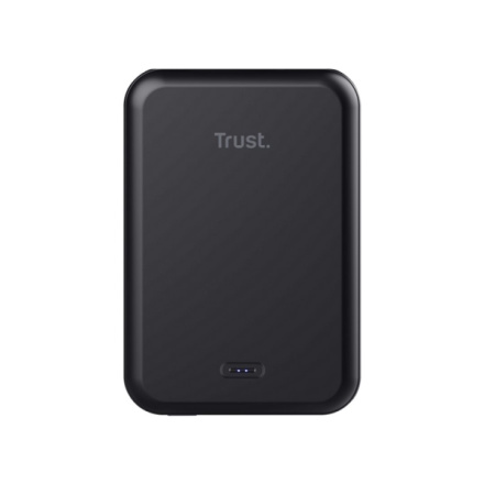 TRUST MAGNO WRLS 5000MAH POWERBANK BLACK, 24877