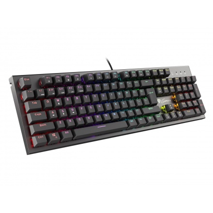 Genesis herní mechanická klávesnice THOR 300/RGB/Outemu Brown/Drátová USB/US layout/Šedá, NKG-1571