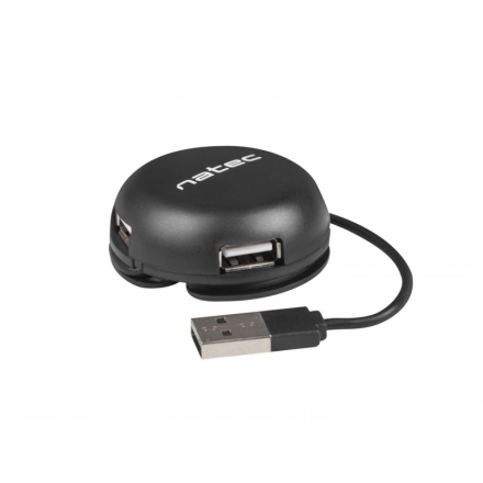 Natec BUMBLEBEE rozbočovač 3x USB 2.0 HUB černý, NHU-1330