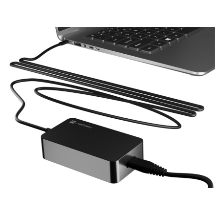 Nabíječka Natec GRAYLING 45W USB-C pro notebooky, tablety, smartphony, NZU-2033 - neoriginální