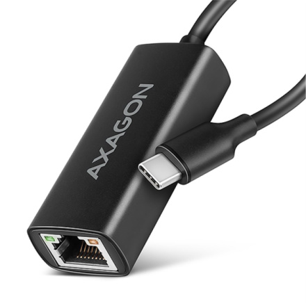 AXAGON ADE-ARC, USB-C 3.2 Gen 1 - Gigabit Ethernet síťová karta, Realtek 8153, auto instal, ADE-ARC