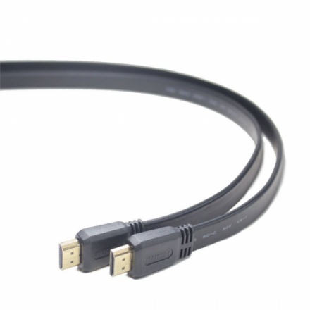 Gembird plochý kabel HDMI-HDMI 2.0,zlac., 1,8m, CC-HDMI4F-6