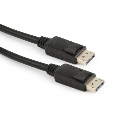 Gembird kabel DisplayPort M/M, zlac., 1m, černý, CC-DP-1M