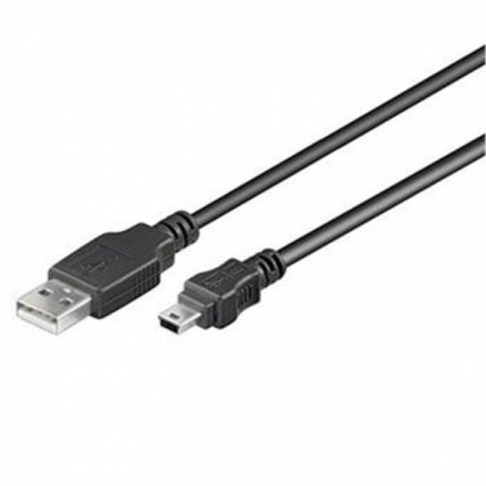 PremiumCord Kabel USB 2.0, A-B mini, 5pinů, 20cm, ku2m02a