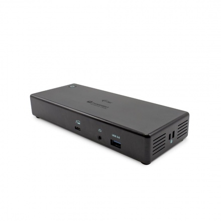 i-tec Thunderbolt3 Dual DisplayPort 4K Docking Station, Power Delivery 85W, kompatibilní s USB-C, TB3CDUALDPDOCKPD