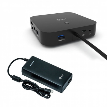 i-tec USB-C HDMI DP Docking Station with Power Delivery 100 W + i-tec Universal Charger 112W, C31HDMIDPDOCKPD100