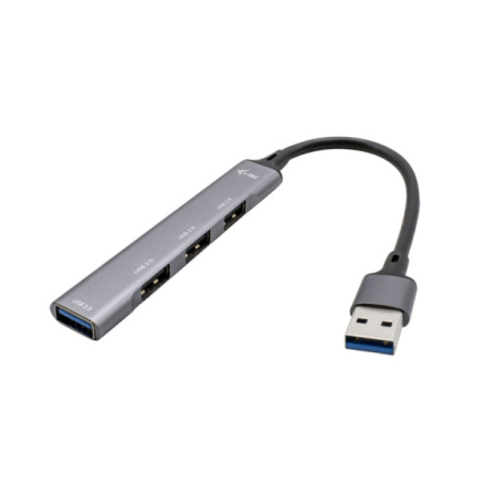 i-tec USB 3.0 Metal HUB 1x USB 3.0 + 3x USB 2.0, U3HUBMETALMINI4