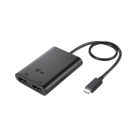 i-tec USB-C Dual 4K/60Hz (single 8K/30Hz) HDMI Video Adapter, C31DUAL4K60HDMI