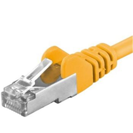 Premiumcord Patch kabel CAT6a S-FTP, RJ45-RJ45, AWG 26/7 3m, žlutá, sp6asftp030Y