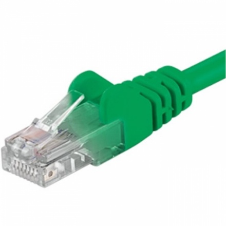 PREMIUMCORD Patch kabel UTP RJ45-RJ45 level 5e 5m zelená, sputp050G