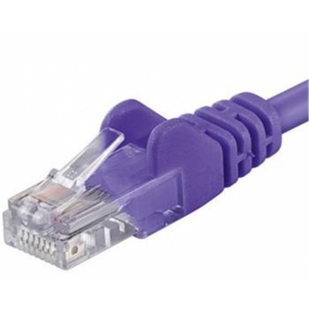 PREMIUMCORD Patch kabel UTP RJ45-RJ45 level 5e 5m fialová, sputp050V