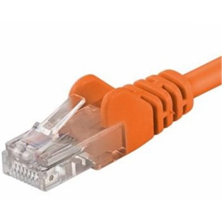 PREMIUMCORD Patch kabel UTP RJ45-RJ45 level CAT6, 1,5m, orange, sp6utp015E