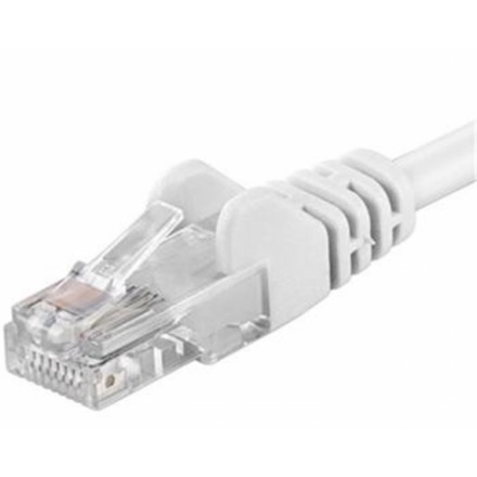 PREMIUMCORD Patch kabel UTP RJ45-RJ45 level CAT6, 3m, bílá, sp6utp030W