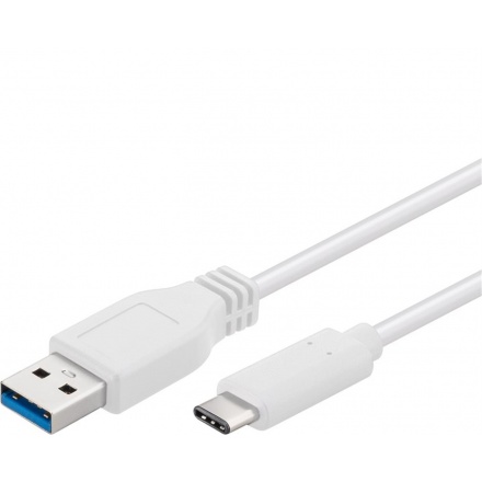 PremiumCord USB 3.1 C/M - USB 3.0 A/M, bílý, 3m, ku31ca3w