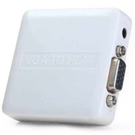PremiumCord VGA+audio elektronický konvertor na rozhraní HDMI FULL HD 1080p, khcon-49