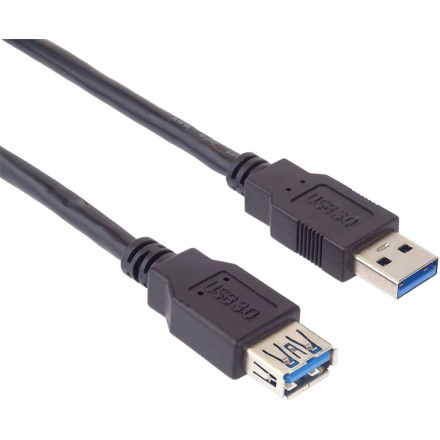 PremiumCord prodlužovací USB 3.0 kabel 0,5m, ku3paa05bk