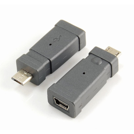 PremiumCord USB redukce Mini 5 PIN/female - Micro USB/male, kur-25