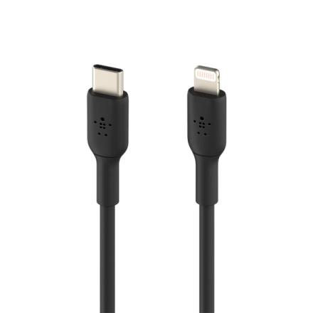 Belkin Lighting to USB-C kabel, 2m, černý, CAA003bt2MBK