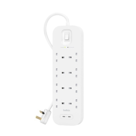 Belkin SURGE 8OT 900J, 30W, Dual USB C, SRB004ca2M