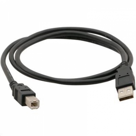 C-TECH USB A-B 3m 2.0, černý, CB-USB2AB-3-B