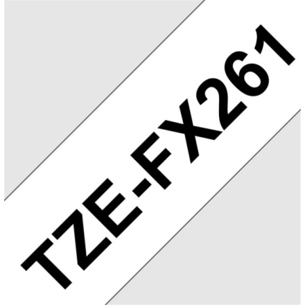 BROTHER TZE-FX261, bílá / černá, 36mm, TZEFX261