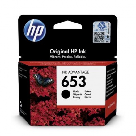 HP 653 černá inkoustová náplň (3YM75AE), 3YM75AE - originální