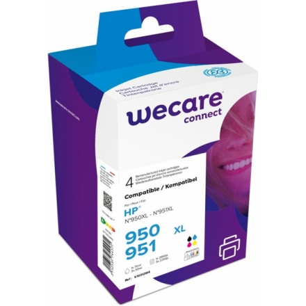 WECARE ARMOR ink sada kompatibilní s HP C2P43AE, CMYK/HC, K10312W4