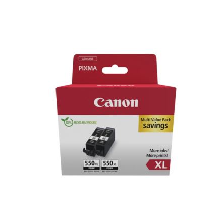 Canon PGI-550XL BK TWIN SEC, 6431B010 - originální