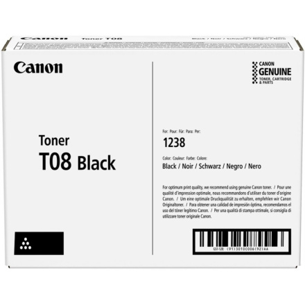Canon T08 Black, 11 tis. stran, CF3010C006 - originální