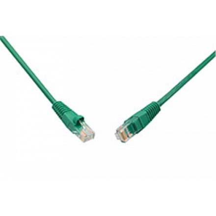 SOLARIX patch kabel CAT5E UTP PVC 3m zelený snag-proof, 28351309