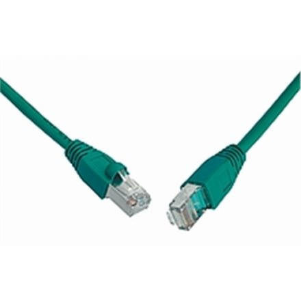 SOLARIX patch kabel CAT5E SFTP PVC 2m zelený snag-proof, 28450209