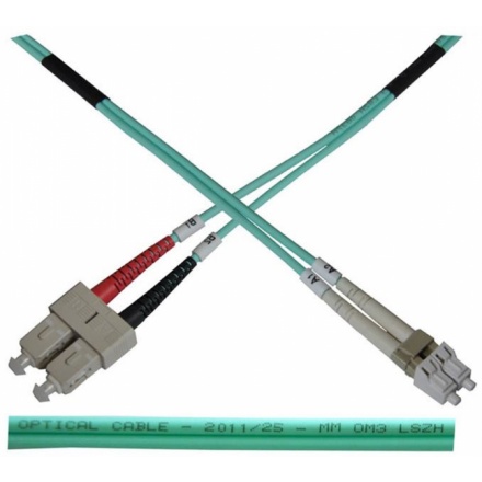 Optický patch kabel duplex LC-SC 50/125 MM 3m OM3, 5027106814