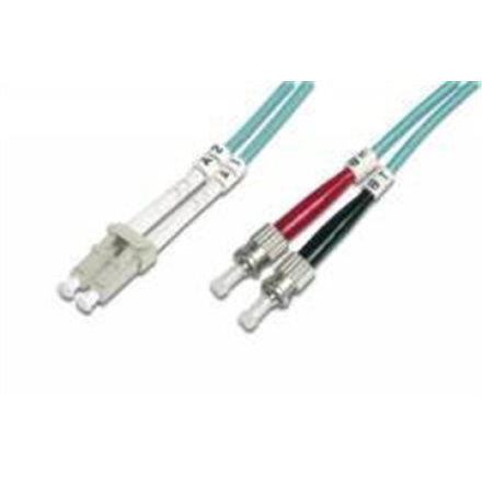 Optický patch kabel duplex LC-ST 50/125 MM 10m OM3, 5027106835