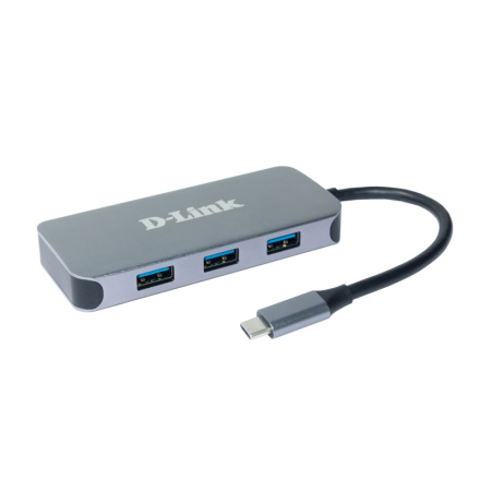 D-Link 6-in-1 USB-C Hub with HDMI/Gigbait Ethernet/Power Delivery, DUB-2335