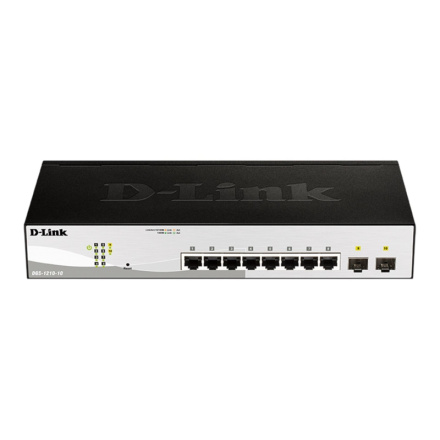 D-Link DGS-1210-10, 10-Port Gigabit Smart Switch with 2x SFP ports, DGS-1210-10/E