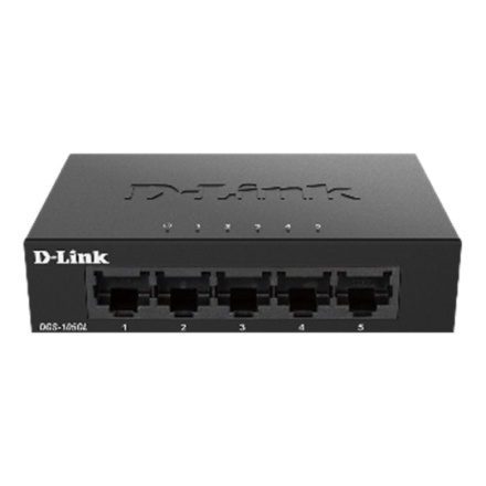 D-Link DGS-105GL Kovový 5-portový Gigabit stolní switch, DGS-105GL/E