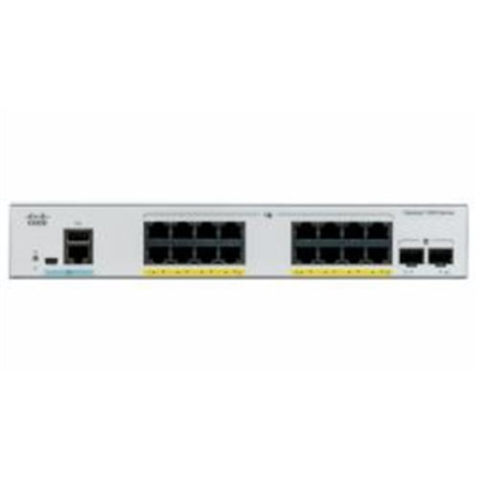 CISCO Catalyst C1000-16T-2G-L, 16x 10/100/1000 Ethernet ports, 2x 1G SFP uplinks, C1000-16T-2G-L