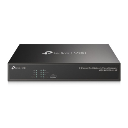 TP-LINK VIGI NVR1004H-4P 4 Channel POE Network Video Recorder, VIGI NVR1004H-4P