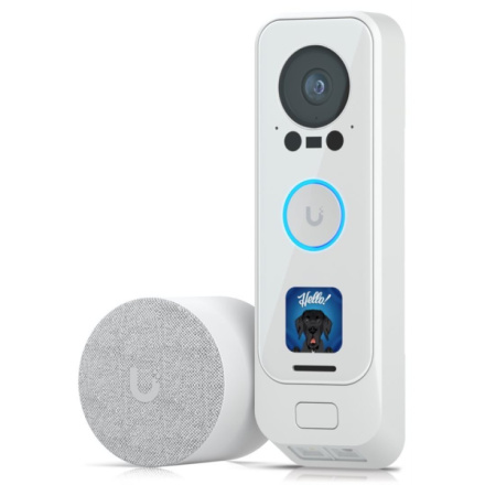 Ubiquiti UVC-G4 Doorbell Pro PoE Kit - G4 Doorbell Professional PoE Kit - White, UVC-G4 Doorbell Pro PoE Kit-Wh