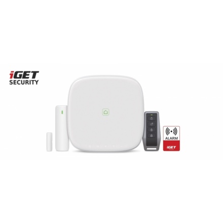iGET SECURITY M5-4G Lite - Inteligentní 4G/WiFi/LAN alarm, ovládání IP kamer a zásuvek, Android, iOS, M5-4G Lite