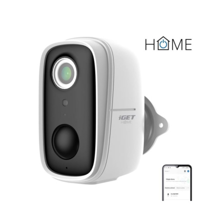 iGET HOME Camera CS9 Battery - WiFi IP FullHD 1080p kamera, noční vidění, dvoucestné audio, IP65, HOME Camera CS9