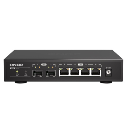 QNAP switch QSW-2104-2S (4x 2,5GbE RJ45 a 2x 10GbE SFP+), QSW-2104-2S
