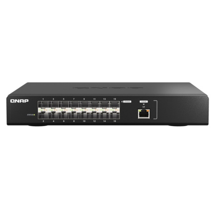 QNAP řízený switch QSW-M5216-1T (16x 25GbE SFP28 port, 1x 10GbE), QSW-M5216-1T